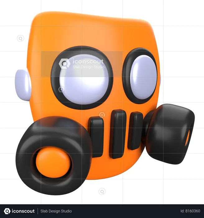 Masque à gaz  3D Icon