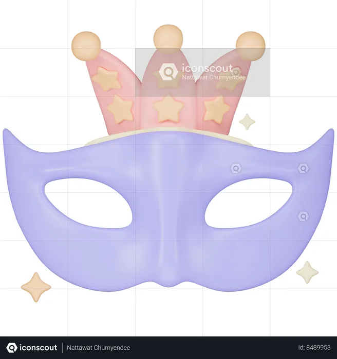 Masque de fête  3D Icon