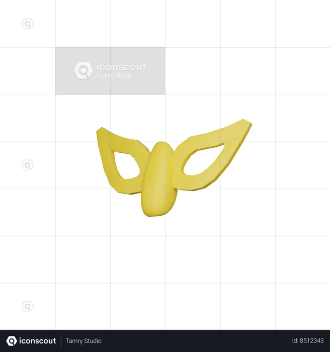 Masque de fête  3D Icon