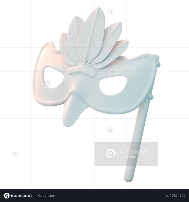 Masque de fête  3D Icon