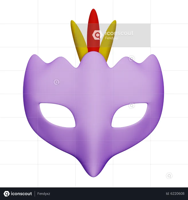 Masque de fête  3D Icon