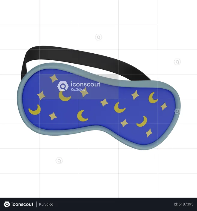 Masque de sommeil  3D Icon