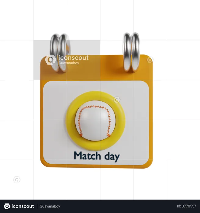 Match Day  3D Icon