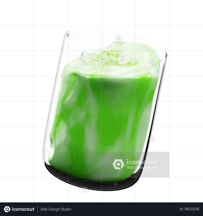 Matcha latté  3D Icon