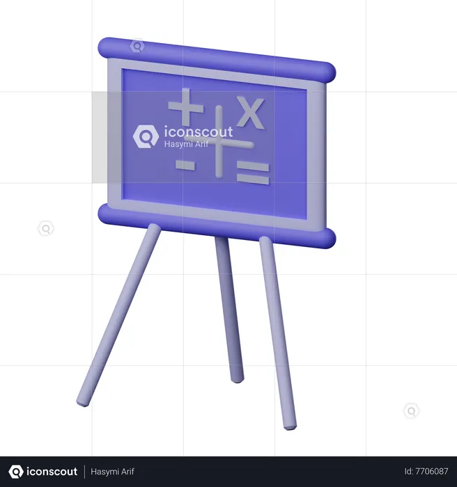 Matemáticas  3D Icon