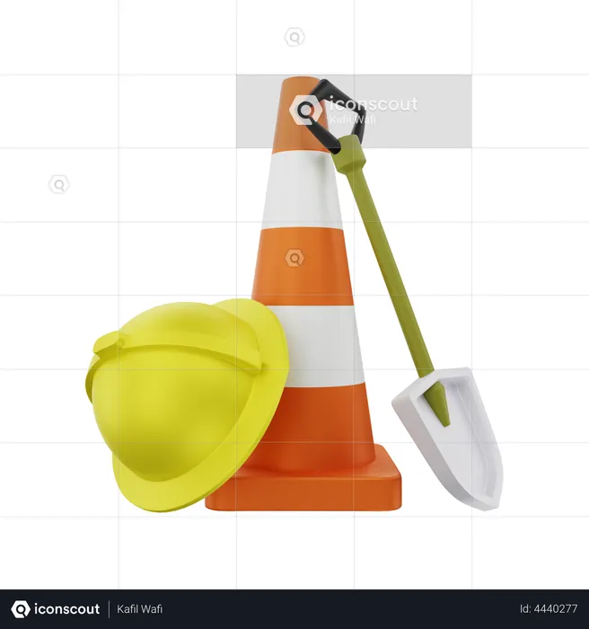 Équipement de construction  3D Icon