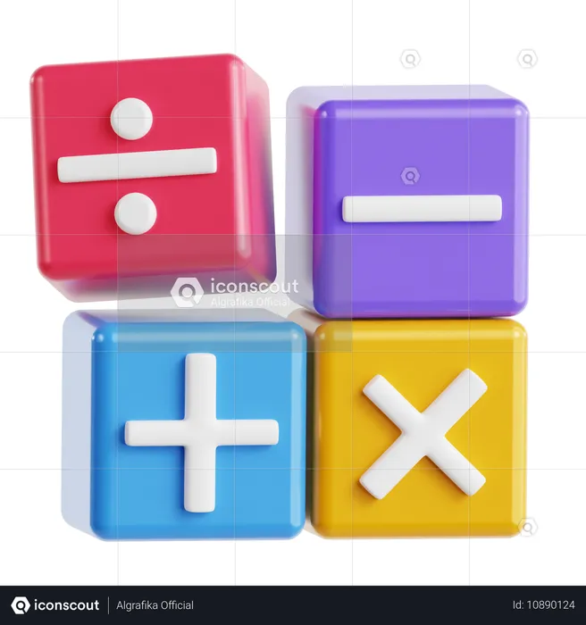 Mathématiques  3D Icon