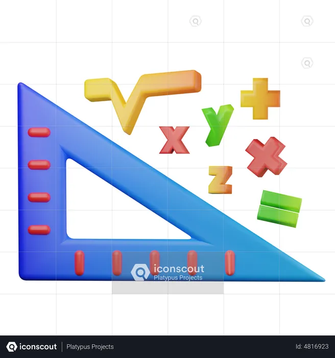 Maths  3D Icon