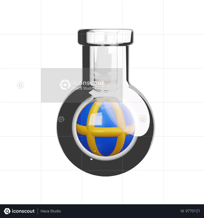 Erlenmeyer  3D Icon