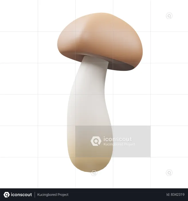 Matsutake  3D Icon