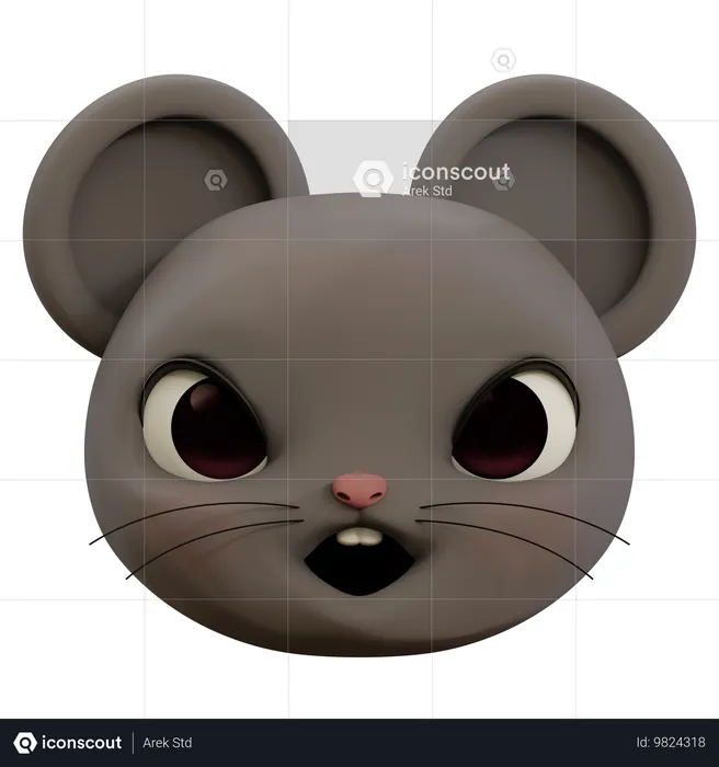 Maus-Emoji Emoji 3D Icon