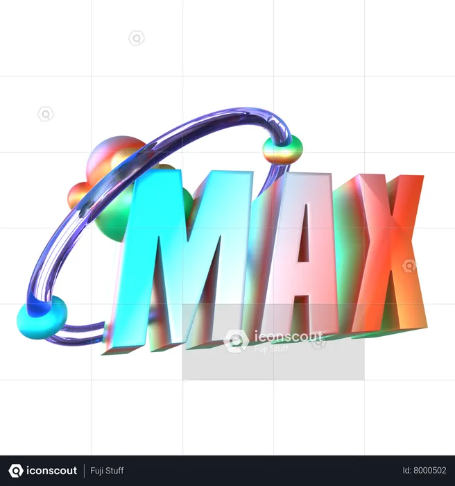 Max  3D Icon