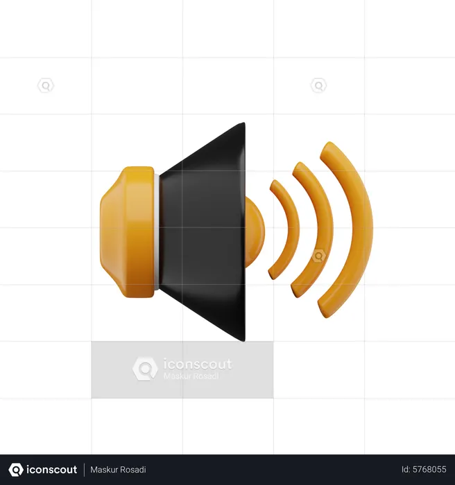 Max Volume  3D Icon