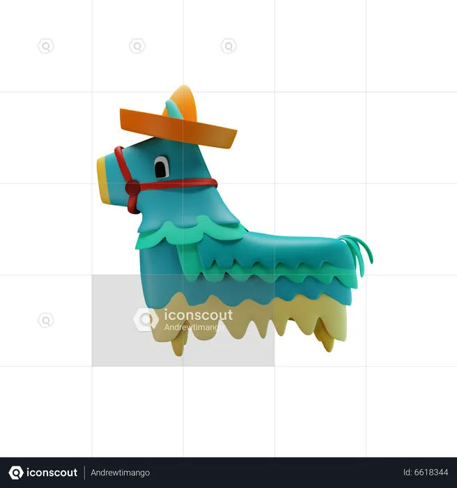 Maxican Pinata  3D Icon