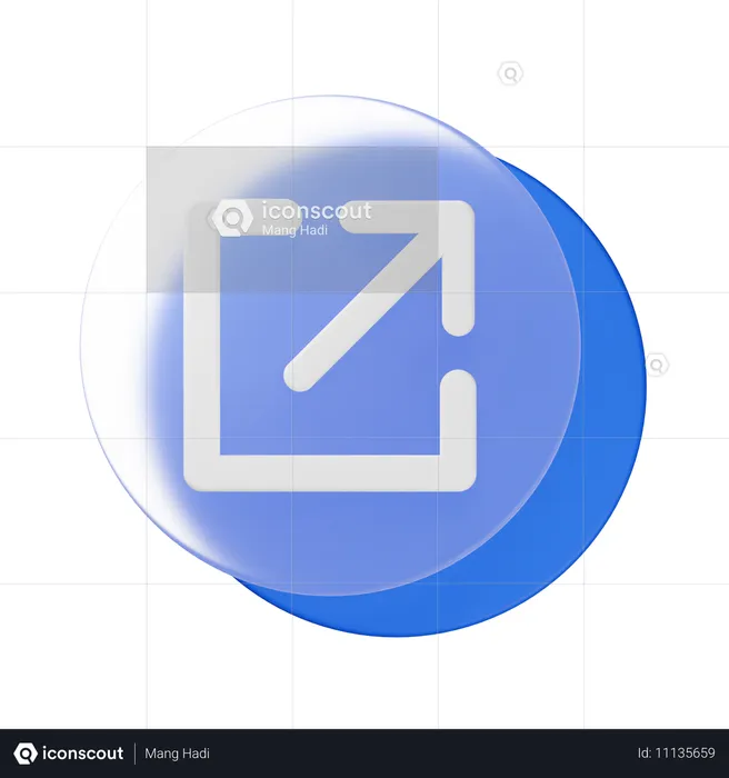 Maximieren  3D Icon