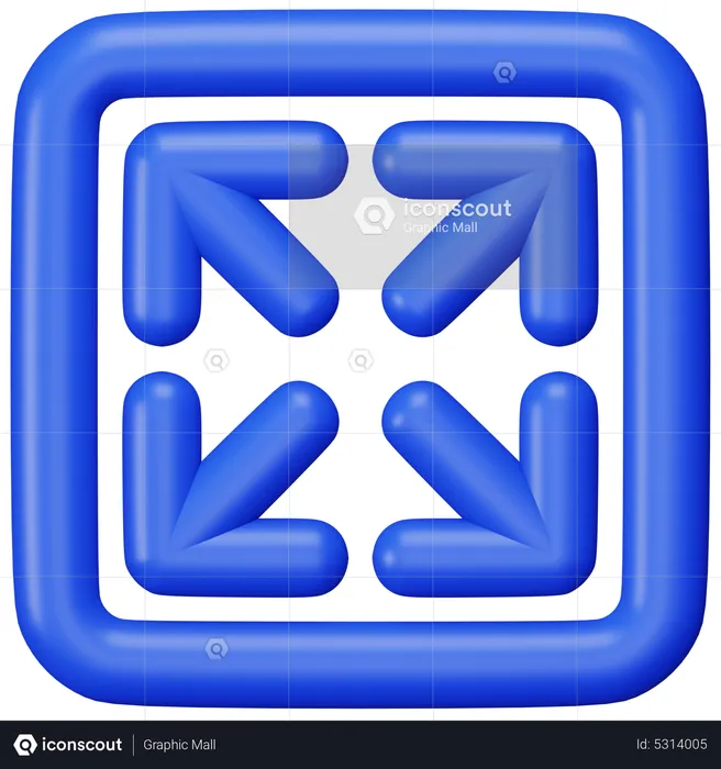 Maximizar  3D Icon