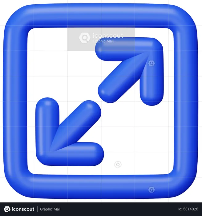 Maximizar  3D Icon