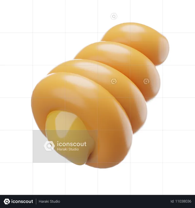 Mayonnaise rollen  3D Icon