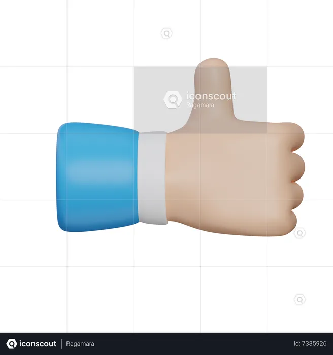 Como gesto con la mano  3D Icon