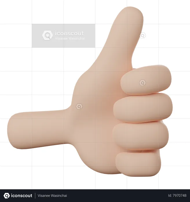 Como mano  3D Icon