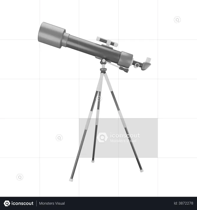 Meade Telescope  3D Illustration