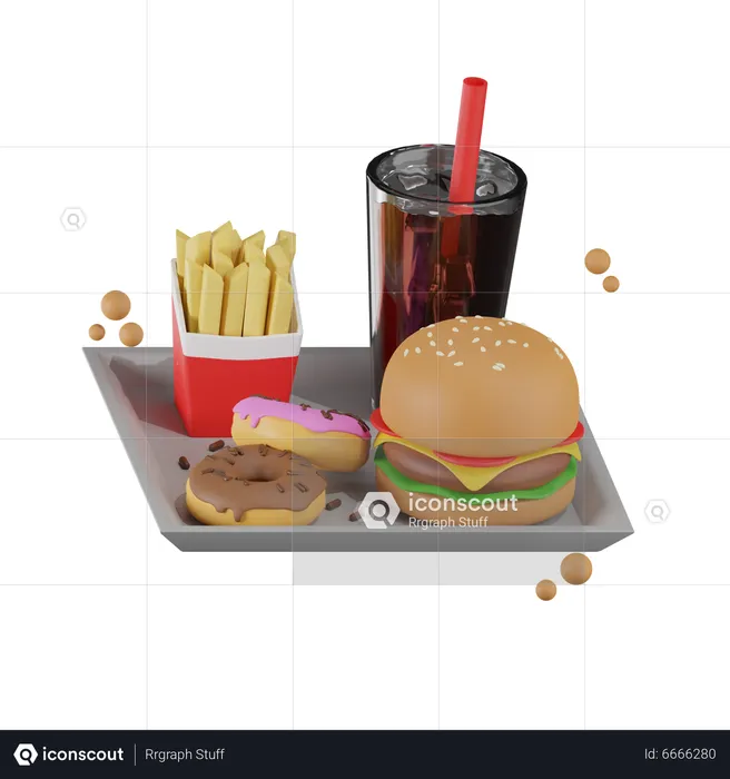 Meal  3D Icon