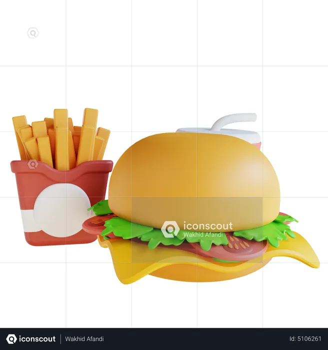 Meal  3D Icon