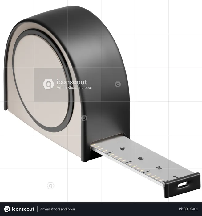 Measure Tape  3D Icon