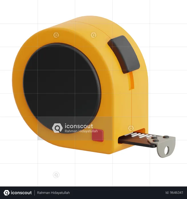 Measure Tape  3D Icon