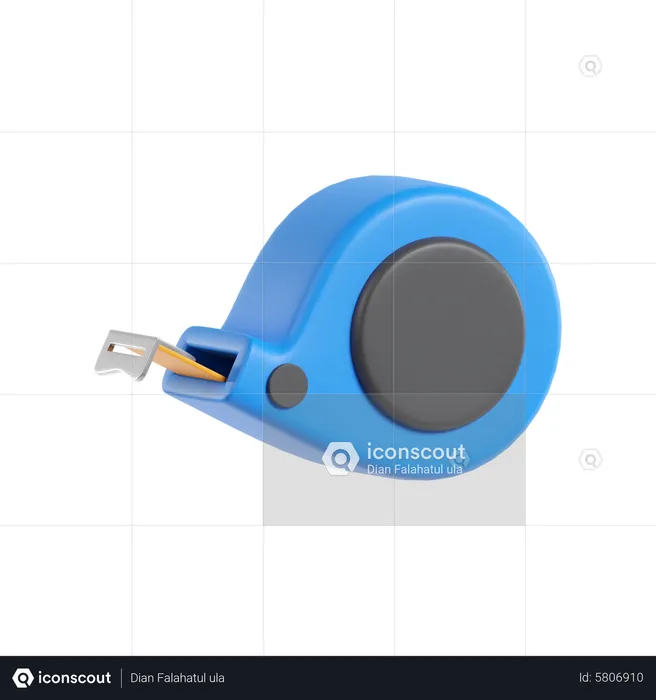 Measure Tape  3D Icon