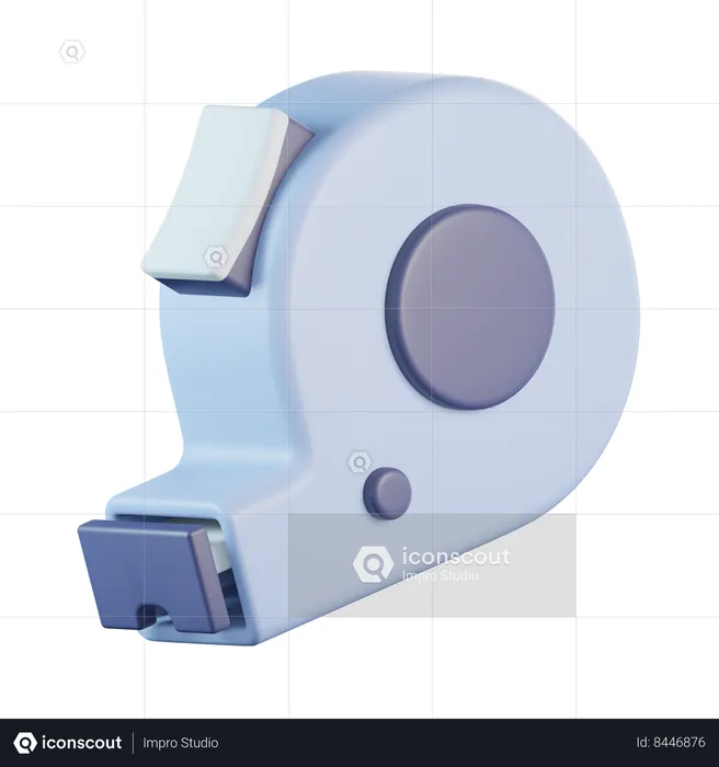 Measure tool  3D Icon