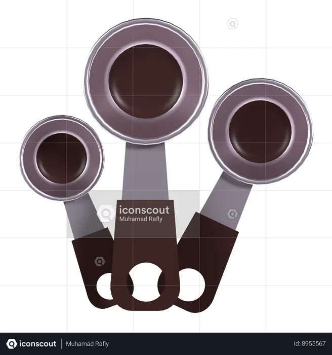 Measuring Spoon  3D Icon