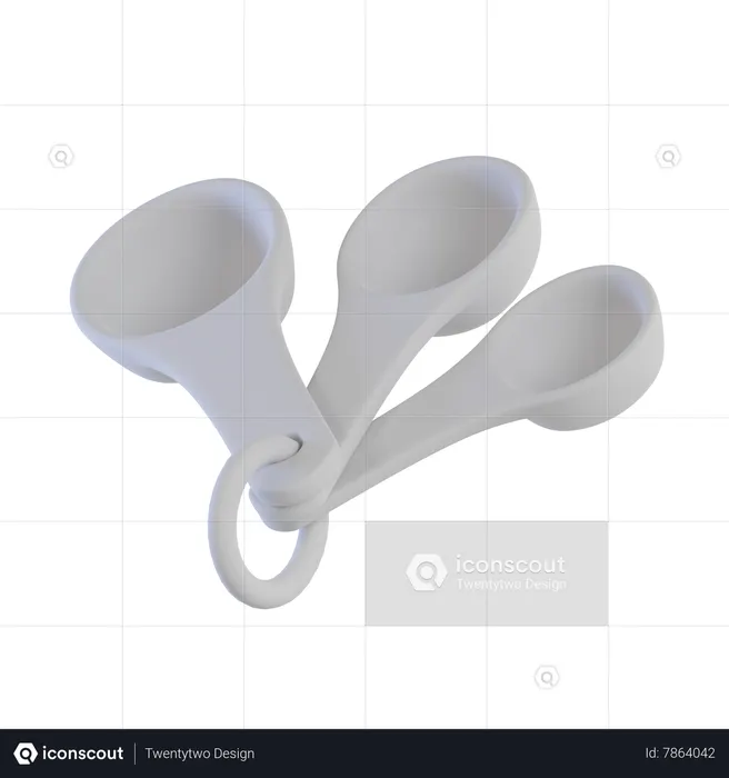 Measuring Spoons  3D Icon