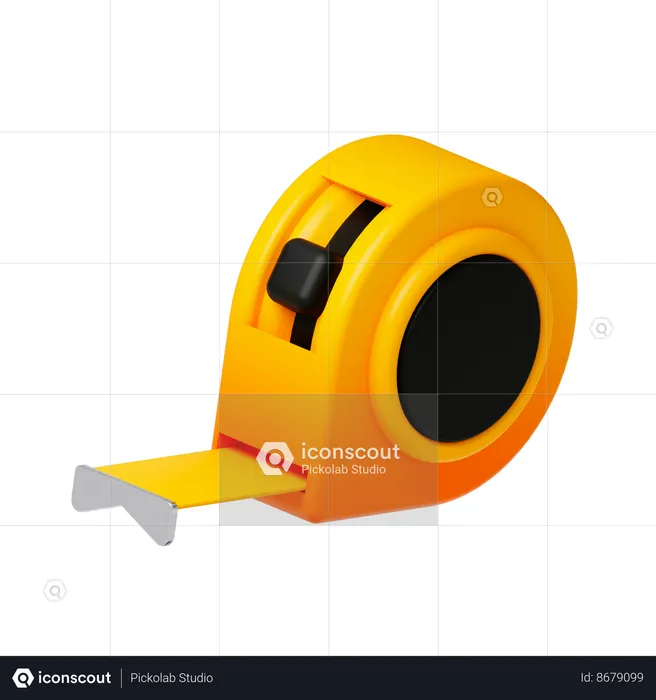 Measuring tape  3D Icon