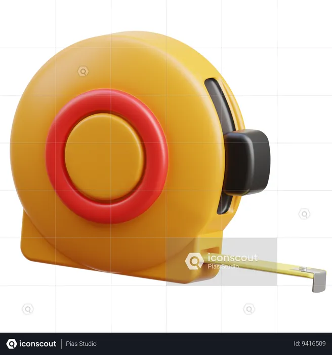 Measuring Tape  3D Icon