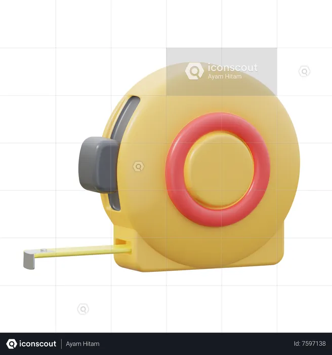 Measuring Tape  3D Icon