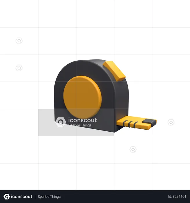 Measuring Tape  3D Icon