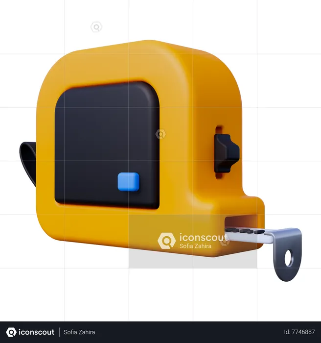 Measuring Tape  3D Icon