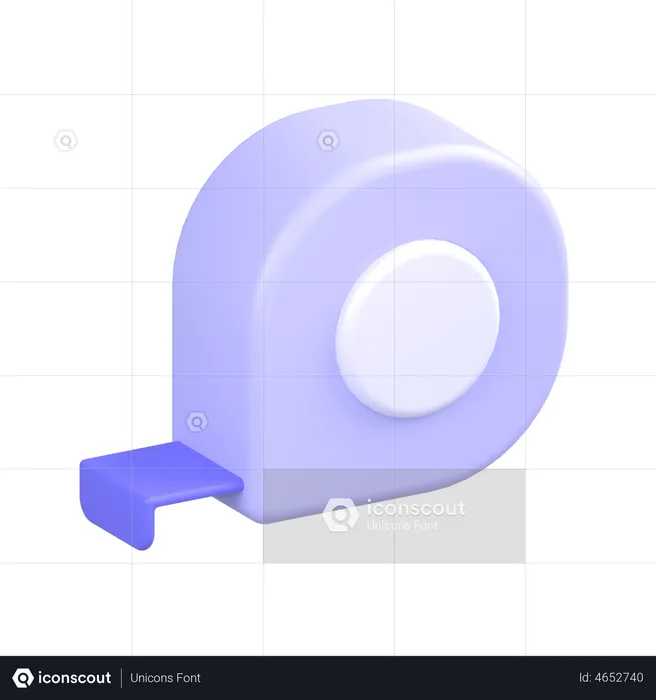 측정 테이프  3D Icon