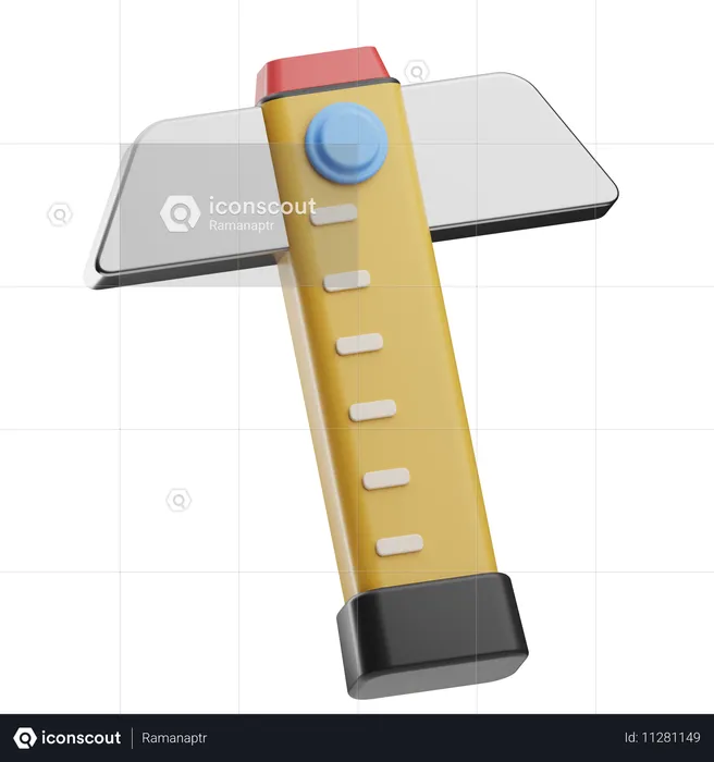 Measuring Tool  3D Icon