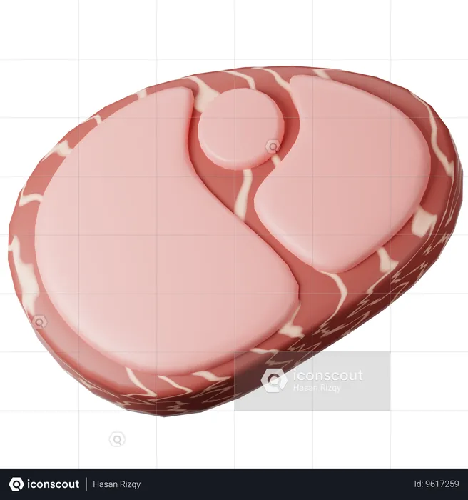 Meat  3D Icon