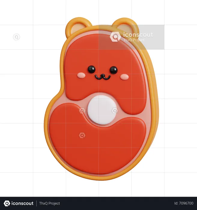 Meat  3D Icon