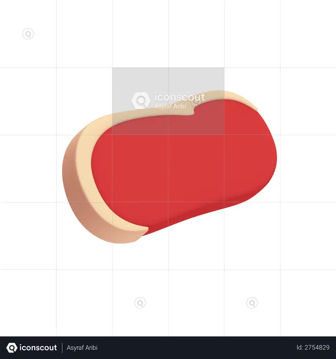 Meat  3D Icon