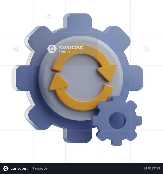 Mechanical Engineering  3D Icon