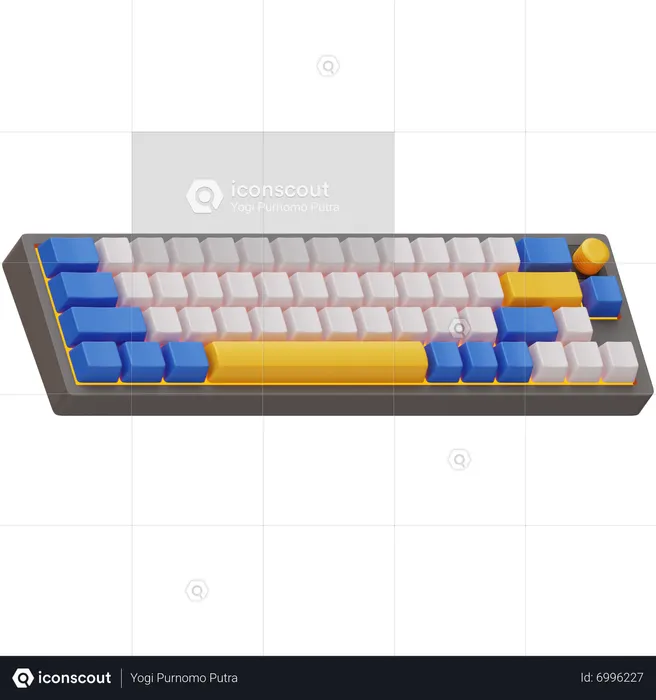 Mechanical Keyboard  3D Icon