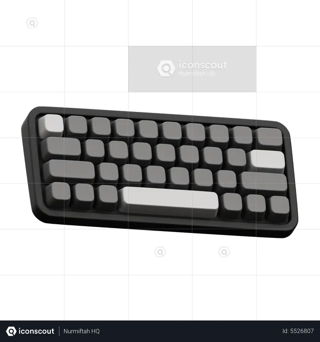 Mechanical Keyboard  3D Icon