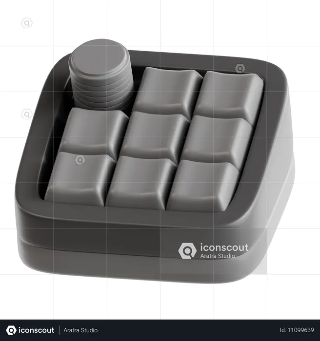 Mechanical Macropad  3D Icon