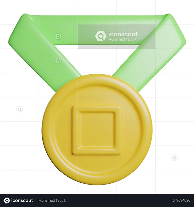 Médaille  3D Icon