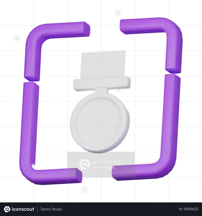 Médaille  3D Icon