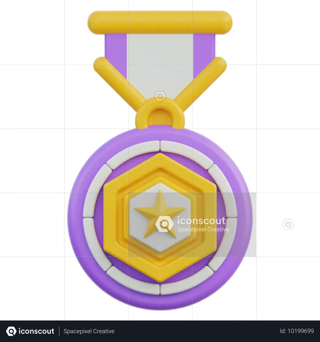 Médaille  3D Icon